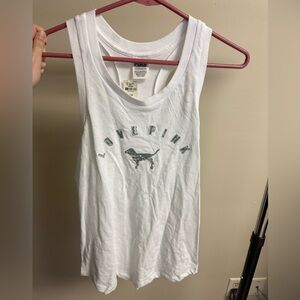 PINK Victoria's Secret Silver Sequins Tank Top